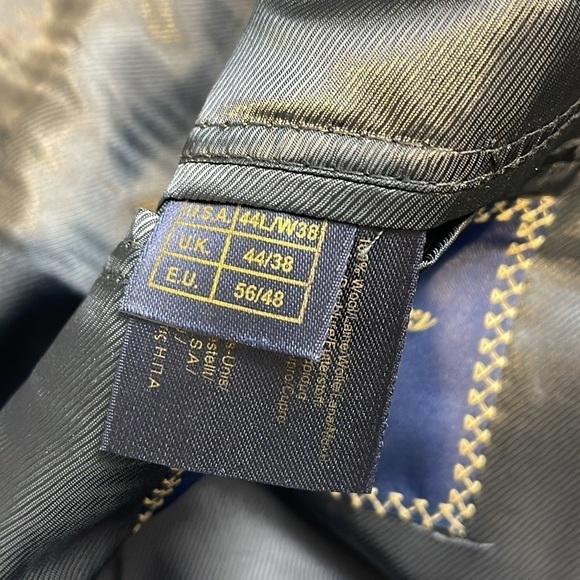 Brooks Brothers Wool Saxxon Blazer Blue Size 44L/W38 - Picture 7 of 10